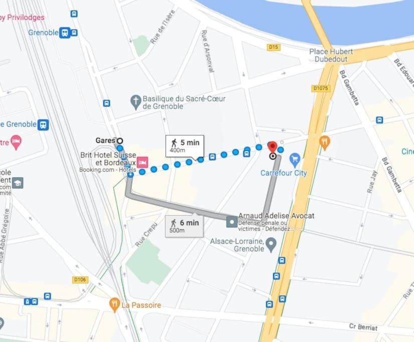 Le Paisible - Gare - Duplex - Garage Prive - Netflix * Grenoble